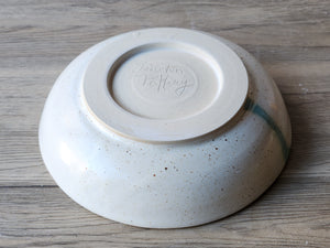 Artisan pottery bowl for pasta, noodles or risotto