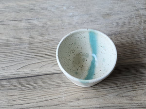 Small versatile ceramic bowl food safe and high fired