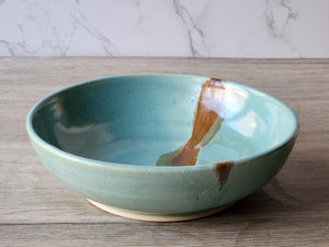 Artisan ceramic salad bowl handmade in Melbourne Australia