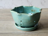 Handmade Pottery Berry Bowl with Saucer | Ceramics Melbourne