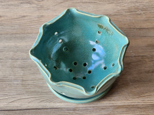 Handmade Pottery Berry Bowl with Saucer | Ceramics Melbourne