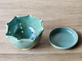 Handmade Pottery Berry Bowl with Saucer | Ceramics Melbourne