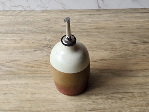 Handmade pottery kitchenware bottle food safe glaze