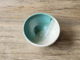Rustic pottery condiment bowl high-fired and food safe