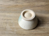 Speckled buttermilk  and spearmint green ceramic bowl handmade in Australia