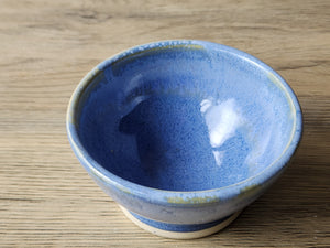 Small handmade stoneware bowl for kitchen or bedside use