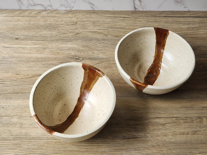 Durable high-fired ceramic bowl for everyday use