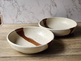 Modern rustic ceramic serving bowl handmade in Melbourne Australia