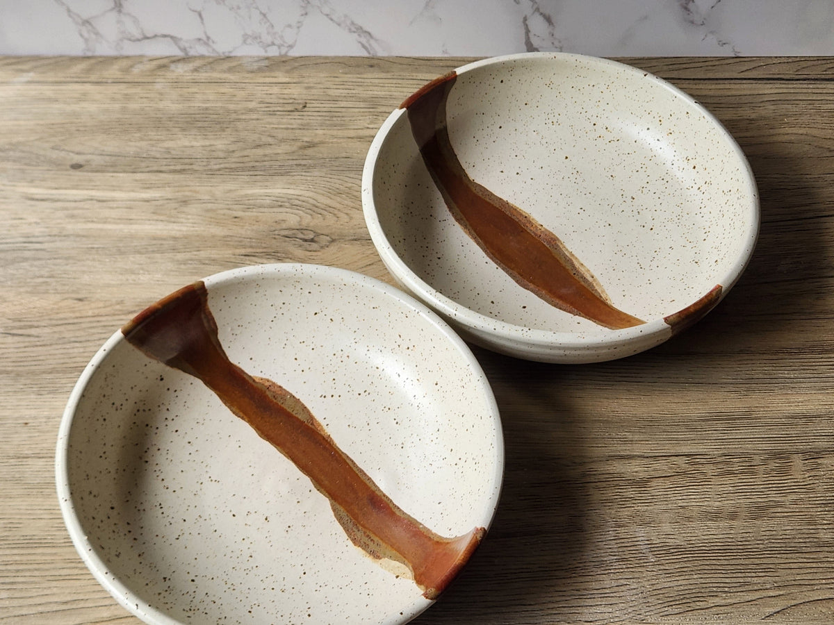 Durable artisan pasta bowl for noodles, risotto, or pasta dishes