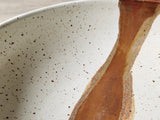 Large handmade pasta bowl 21.5cm wide for meals or salads