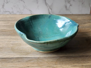 Rustic handmade ceramic bowl perfect for table decor
