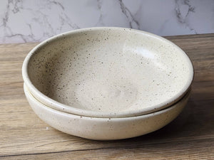Artisan stoneware salad bowl, handmade in Melbourne
