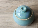 Unique handmade pottery sugar bowl, ideal gift for tea lovers