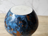 Porcelain crystalline pottery vase – 19cm handmade