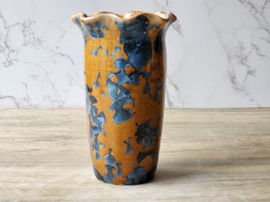 Crystalline glaze vase – unique pottery home décor