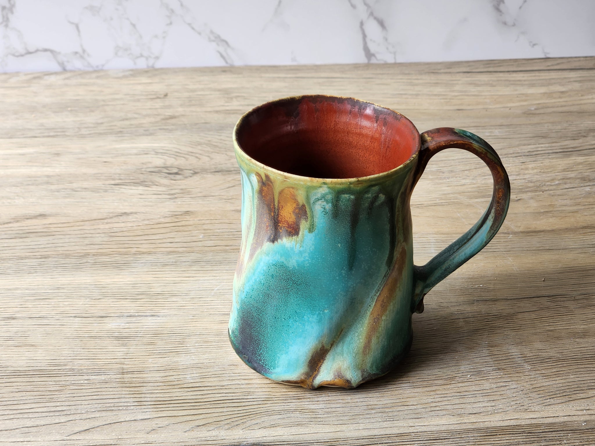 400ml rustic pottery mug Melbourne studio