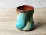 Melbourne-made ceramic mug in Australian landscape-inspired colours