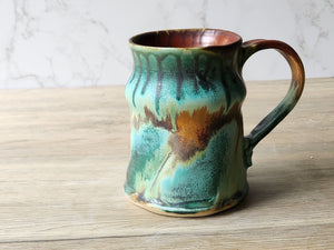 Functional ceramic art mug handmade in Melbourne