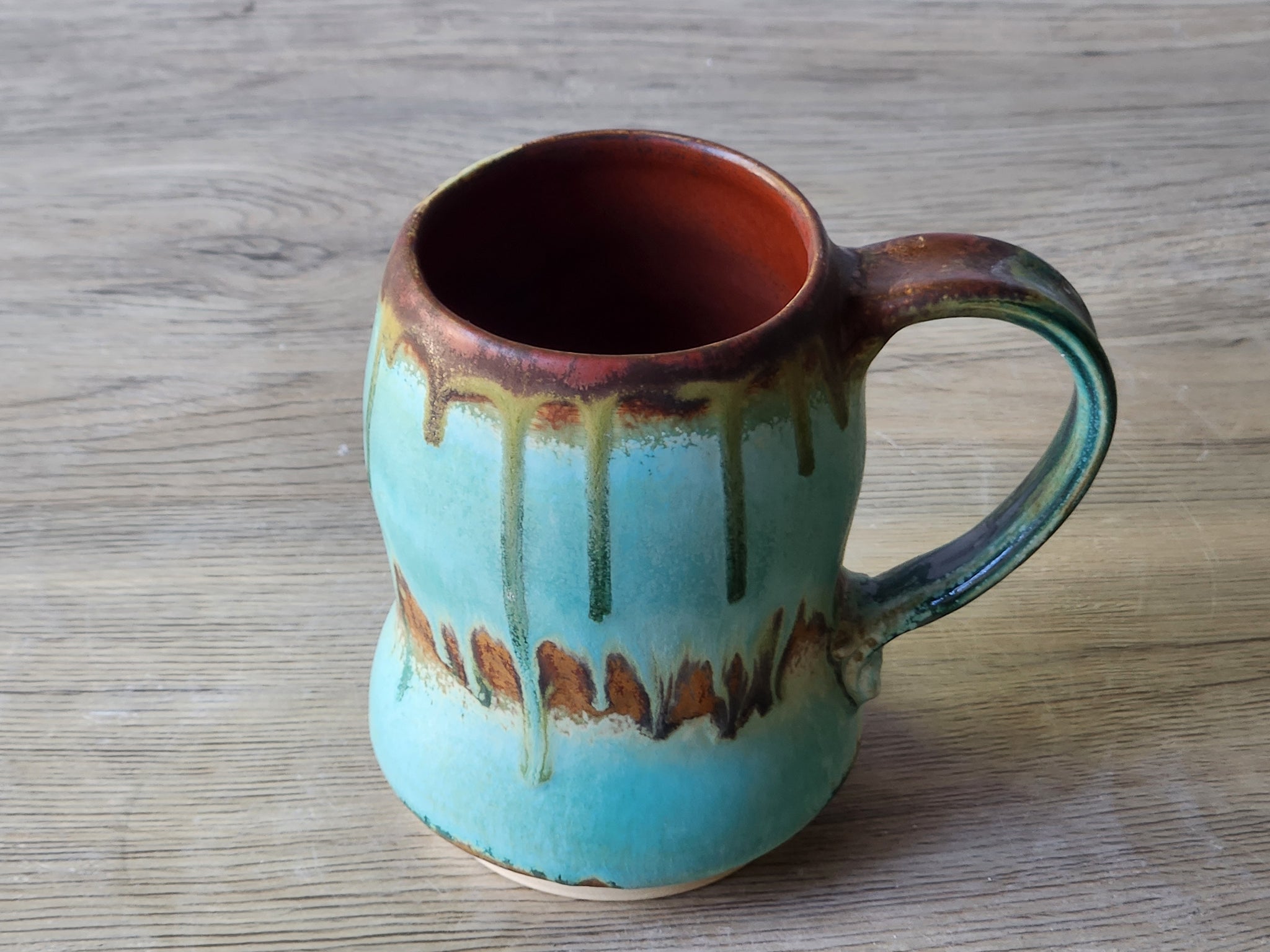 High-fired stoneware mug for tea or coffee