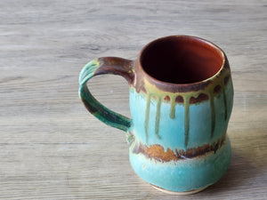 Australian handmade mug with coastal-inspired colours