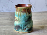 Handcrafted ceramic mug with deep earthy glaze made in Melbourne