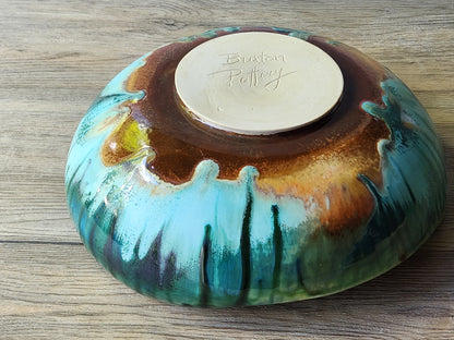Decorative handmade pottery bowl perfect for gifting