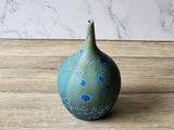 Top view of narrow neck ceramic vase