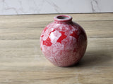 Unique handcrafted pottery vase for single flower