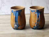Artisanal mugs showing the handles made in Melbourne studio
