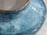 Handmade Blue Crystalline Vase | Unique Ceramic Pottery Jar | Australian Porcelain Home Decor