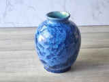 unique crystalline ceramic home decor vase or entry table decoration.