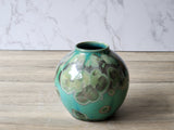 Handmade crystalline ceramic moon jar vase Melbourne Australia