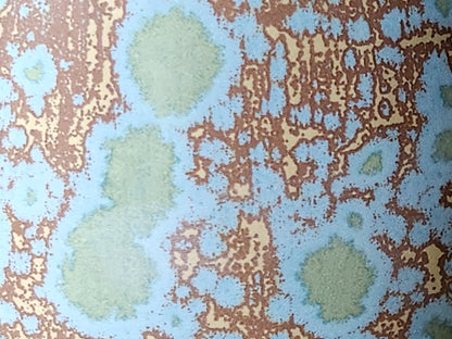 Close-up of matte crystalline glaze with a satin  texture