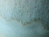 Close-up glaze texture on handmade ceramic bud vase, handmade ceramics Melbourne Australia