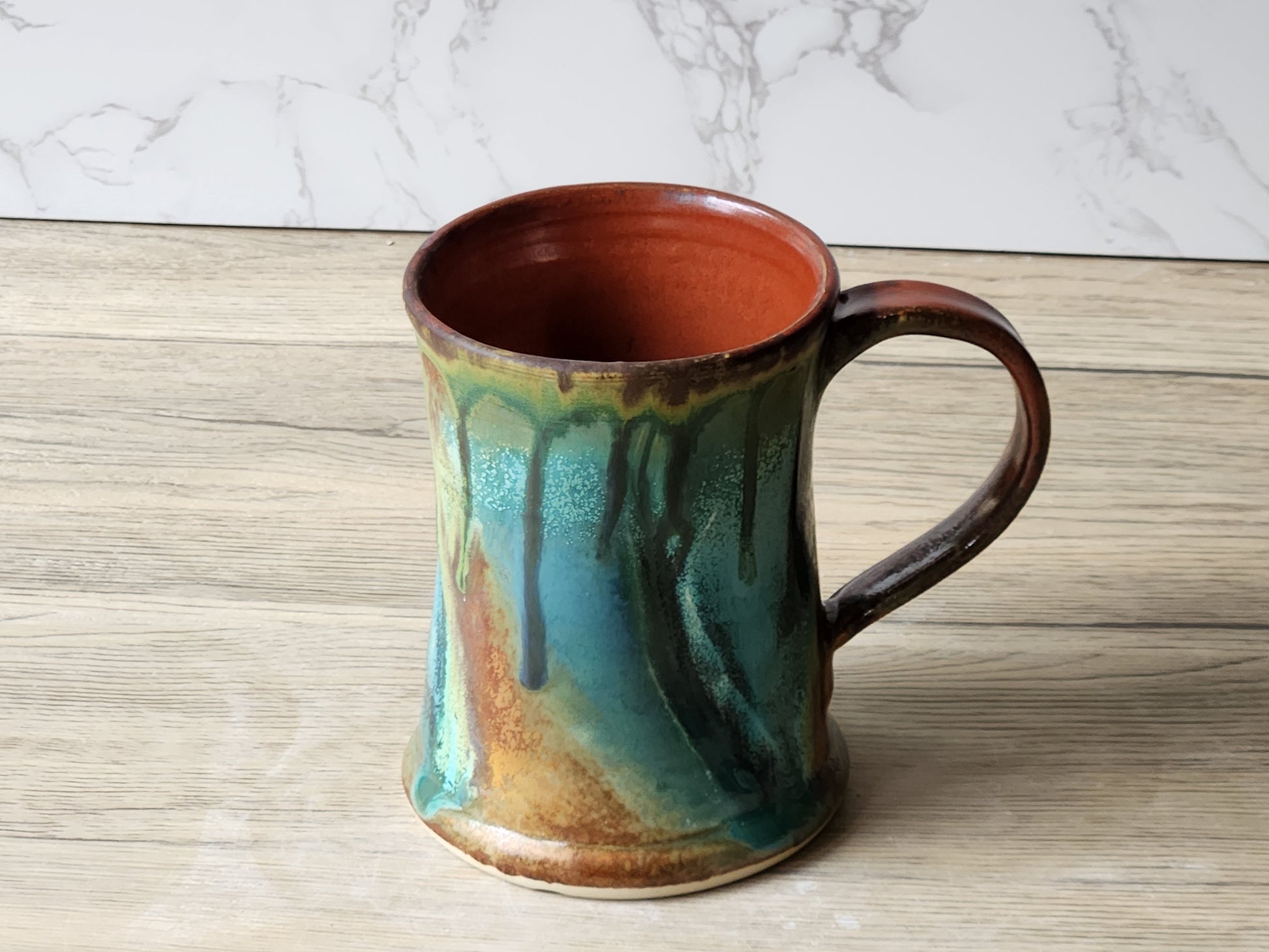 Handmade stoneware mug by Buxton Pottery Melbourne studio