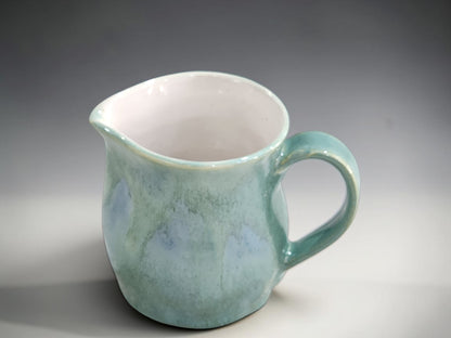 Australian handmade pottery cream jug for coffee and tea
