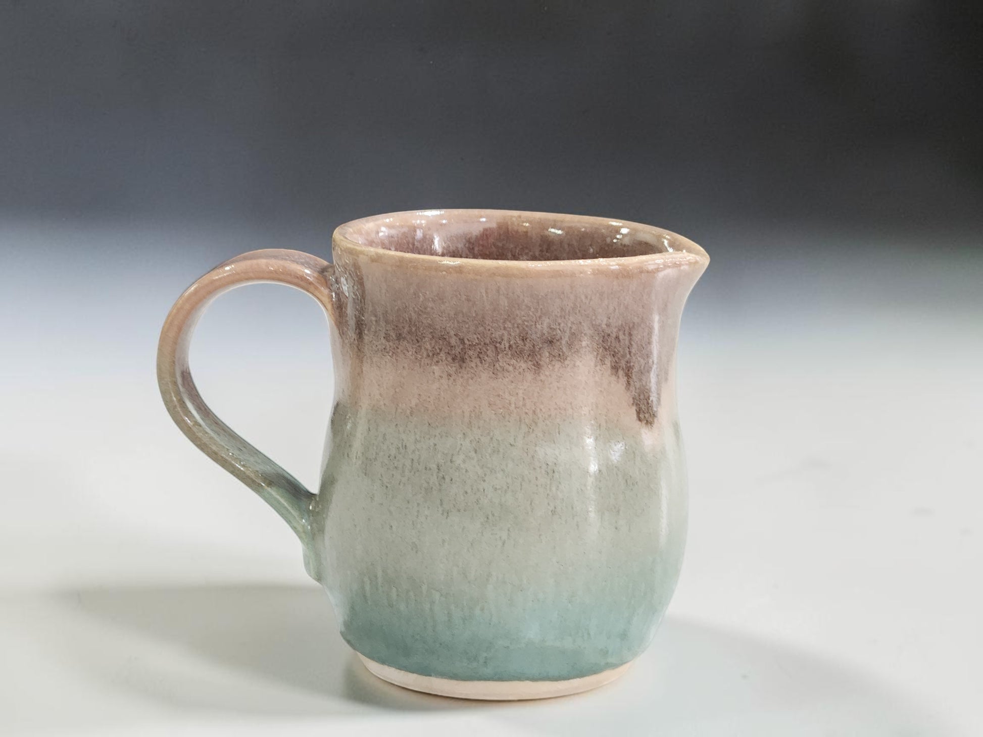 Blue Gum spearmint and oatmeal handmade ceramic jug