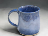 Unique blue ceramic mug handcrafted by Buxton Pottery Melbourne