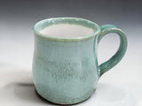 Modern handmade pottery mugs in spearmint glaze – unique Australian ceramic gift
