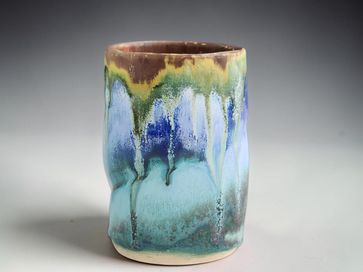 350ml handmade ceramic tumbler wheel thrown in Melbourne Australia