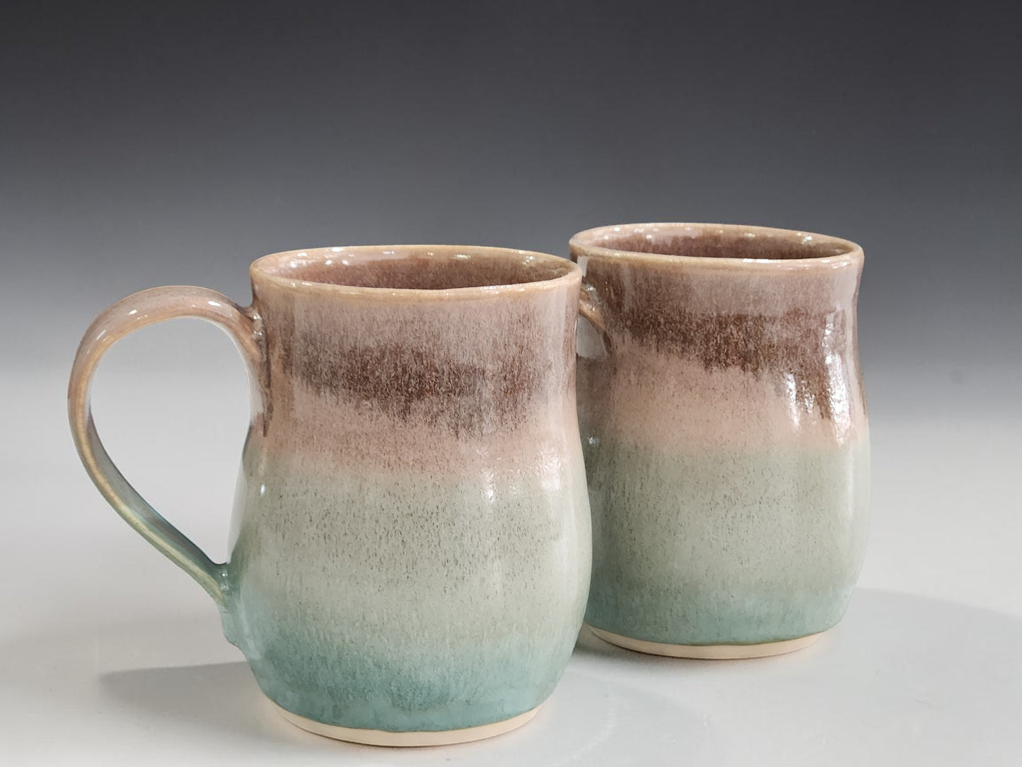 Large handmade ceramic coffee mugs wheel-thrown in Melbourne