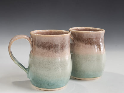 Large handmade ceramic coffee mugs wheel-thrown in Melbourne