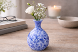 Handmade cobalt blue ceramic bud vase made in Melbourne