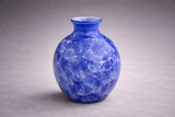 Handcrafted blue crystal glaze vase, one of a kind handmade pottery, Australia
