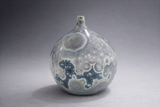 Handmade crystalline galaxy glaze ceramic vase 13cm Melbourne Australia