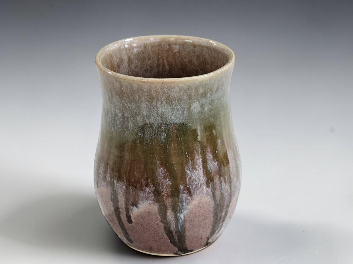 500ml  Brown and drippy glazed Coffee Mug, Handmade Melbourne Gift