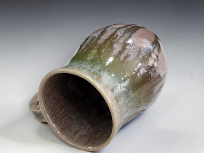 500ml  Brown and drippy glazed Coffee Mug, Handmade Melbourne Gift