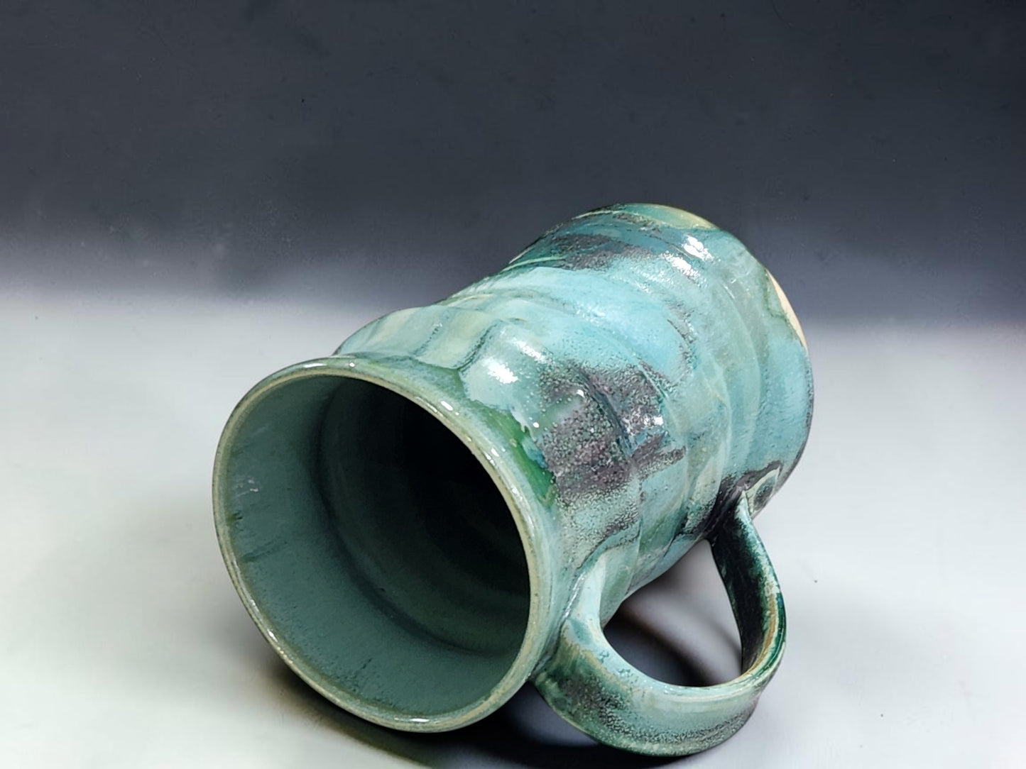 One-of-a-kind handmade ceramic mug from the Bush Creek Collection, made for everyday coffee and tea