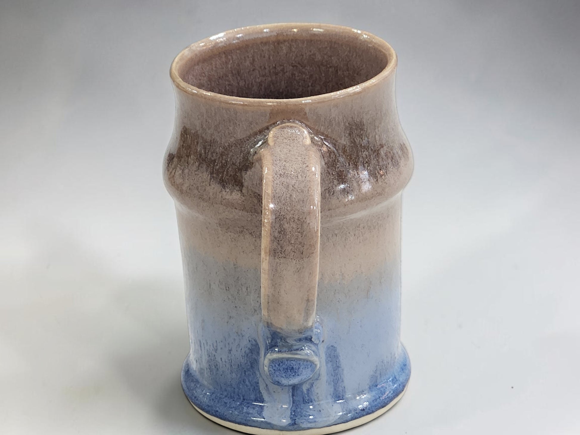 Large 450ml ceramic beer mug for ale lager or cider