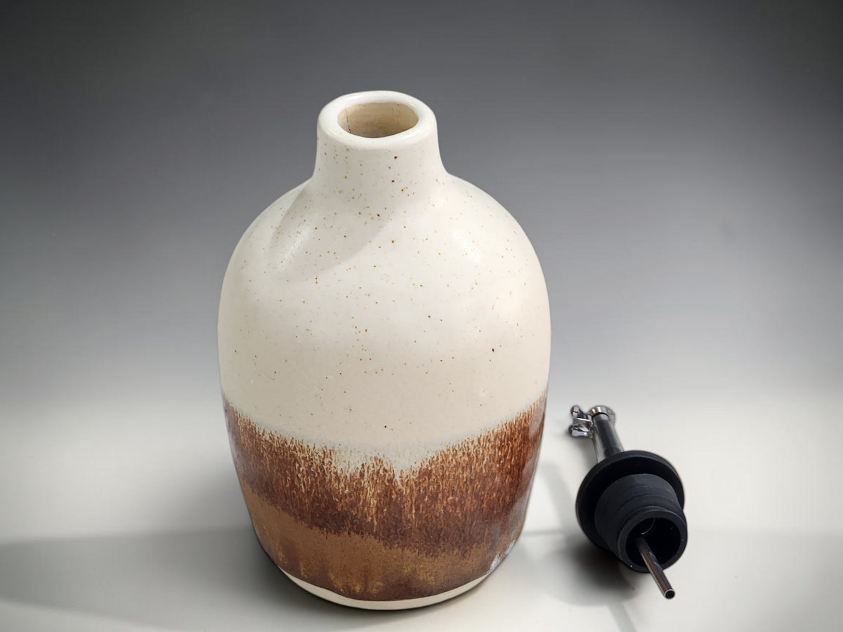 Unique ceramic olive oil dispenser gift for home cooks